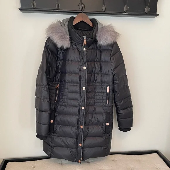 Livik Jackets Coats Livik Black Winter Down Filled Puffer